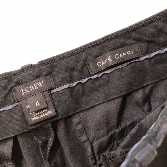 J. Crew Black Cafe Capris - Picture 8 of 8
